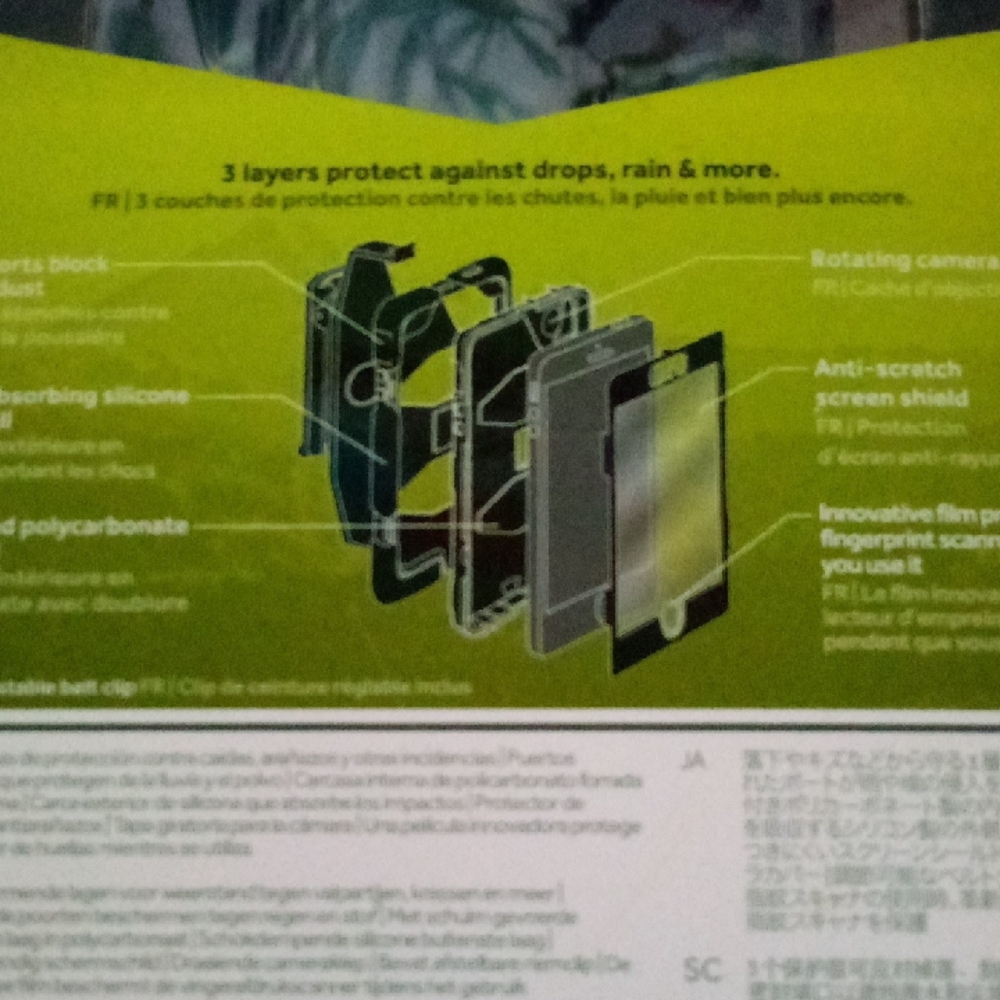 Black Rugged Phone Case for Maximum Protection - Picture 4 of 4